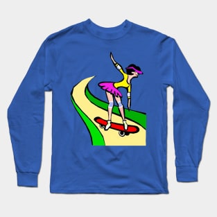 Skating In The 90s Long Sleeve T-Shirt